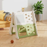 Детска Пластмасова Стена За Изкачване 5 В 1, Зелена Feelkids