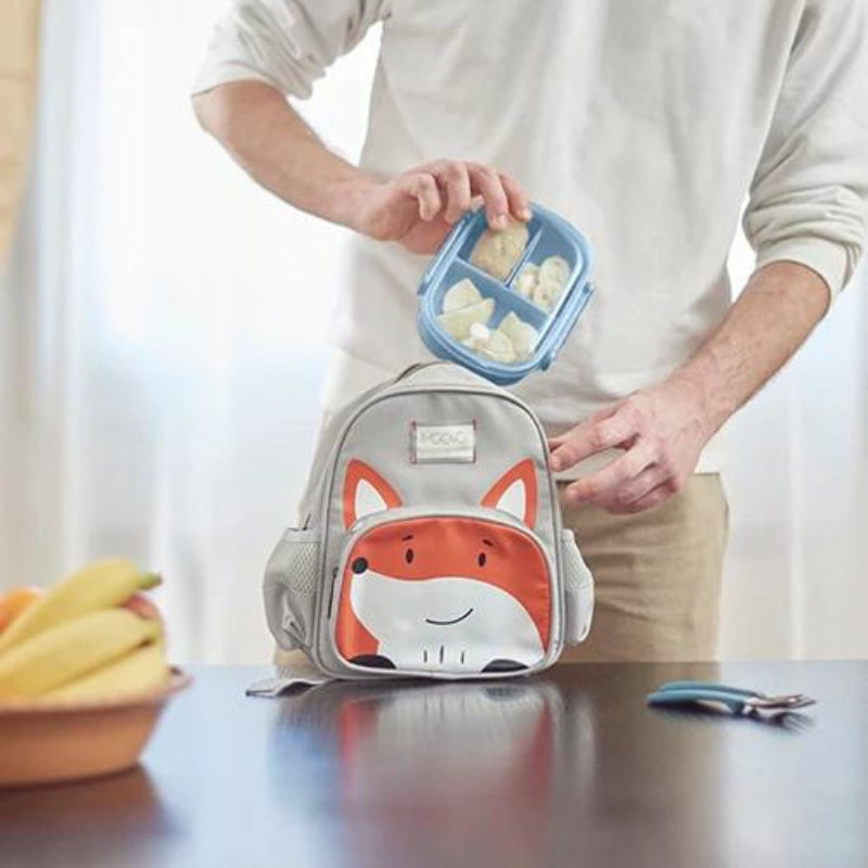 Детска Раница Малка Nuvita, Енот, Тъмно Сива --- BebeMama