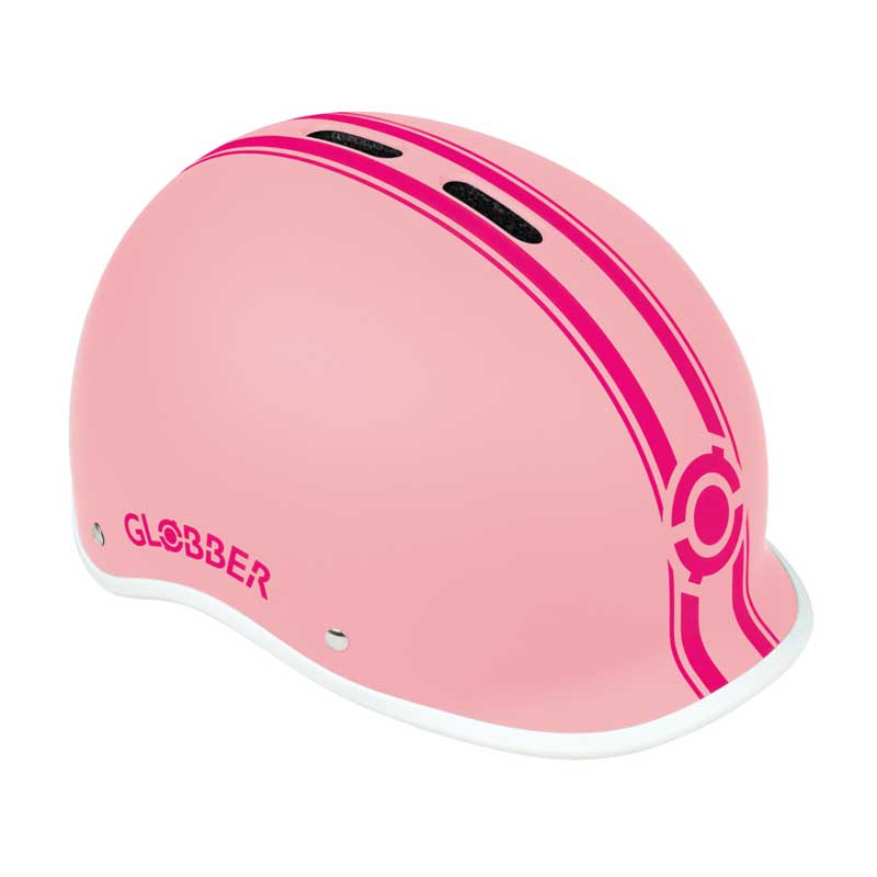 Детска Светеща Каска Globber Master Xs/S (47-51См), Пастелно Розова --- BebeMama