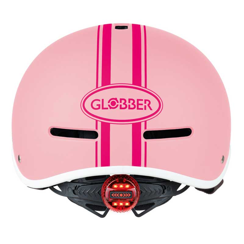 Детска Светеща Каска Globber Master Xs/S (47-51См), Пастелно Розова --- BebeMama