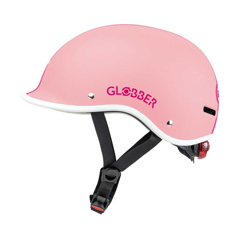 Детска Светеща Каска Globber Master Xs/S (47-51См), Пастелно Розова - Каски - Globber - BebeMama