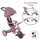 Детска Триколка 4 В 1 Explorer Trike Ecologic, Бери Globber