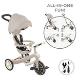 Детска Триколка 4 В 1 Explorer Trike Ecologic, Кокос Globber