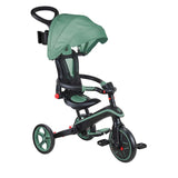 Tricicletă pentru copii 4 în 1 Globber Explorer Trike pliabilă, culoare măsliniu
