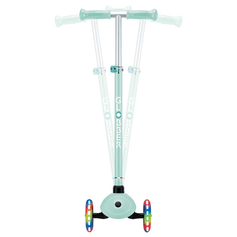 Детска Тротинетка С 3 Светещи Колела Primo Plus Lights, Мента Globber