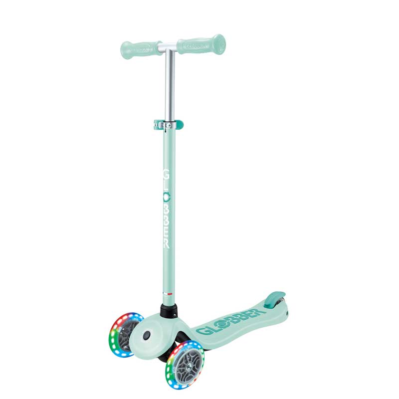 Детска Тротинетка С 3 Светещи Колела Primo Plus Lights, Мента Globber