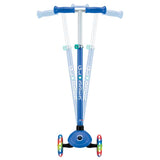 Детска Тротинетка С 3 Светещи Колела Globber Primo Plus Lights, Синьо - Зелена --- BebeMama
