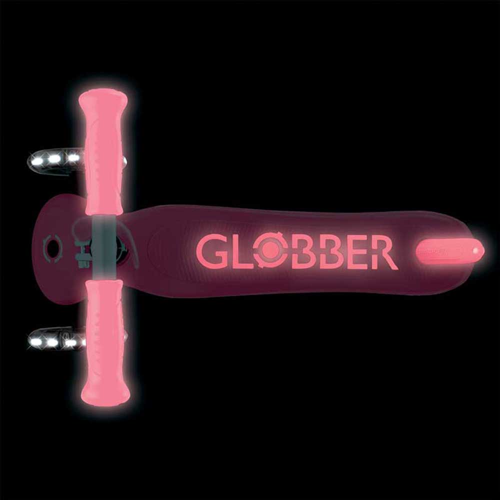 Детска Тротинетка Със Светещи Колела Primo Plus Glow Lights, Корал Globber
