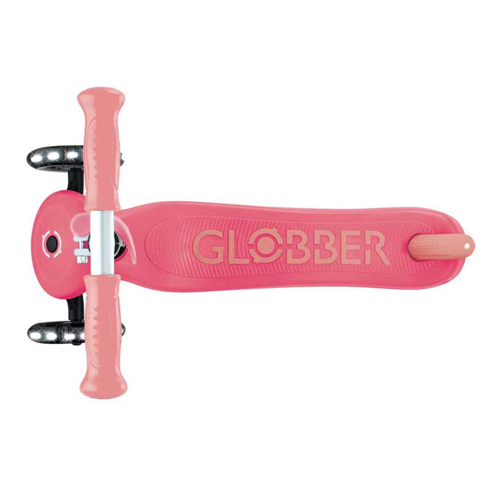 Детска Тротинетка Със Светещи Колела Primo Plus Glow Lights, Корал Globber