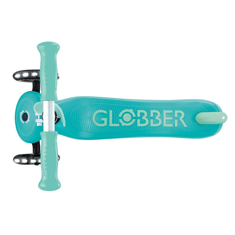 Детска Тротинетка Със Светещи Колела Primo Plus Glow Lights, Ментов Цвят Globber