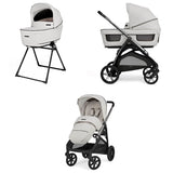 Cărucior pentru bebeluși 2 în 1 Inglesina Aptica System Duo - Opal Ivory / Litio Black