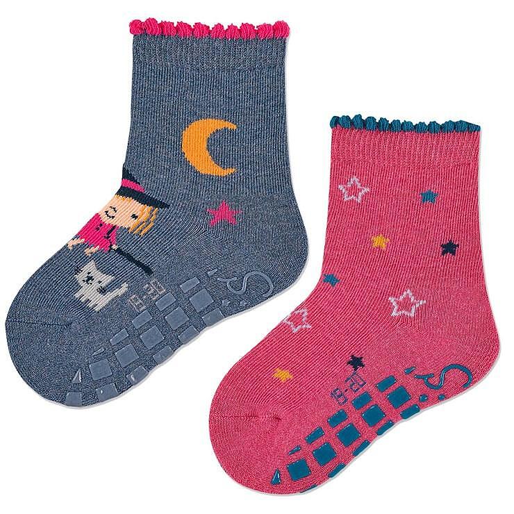 Детски Abs Чорапи Със Силиконови Стопери, За Момиче, 2 Чифта, 25 26 3 4 Г. Sterntaler