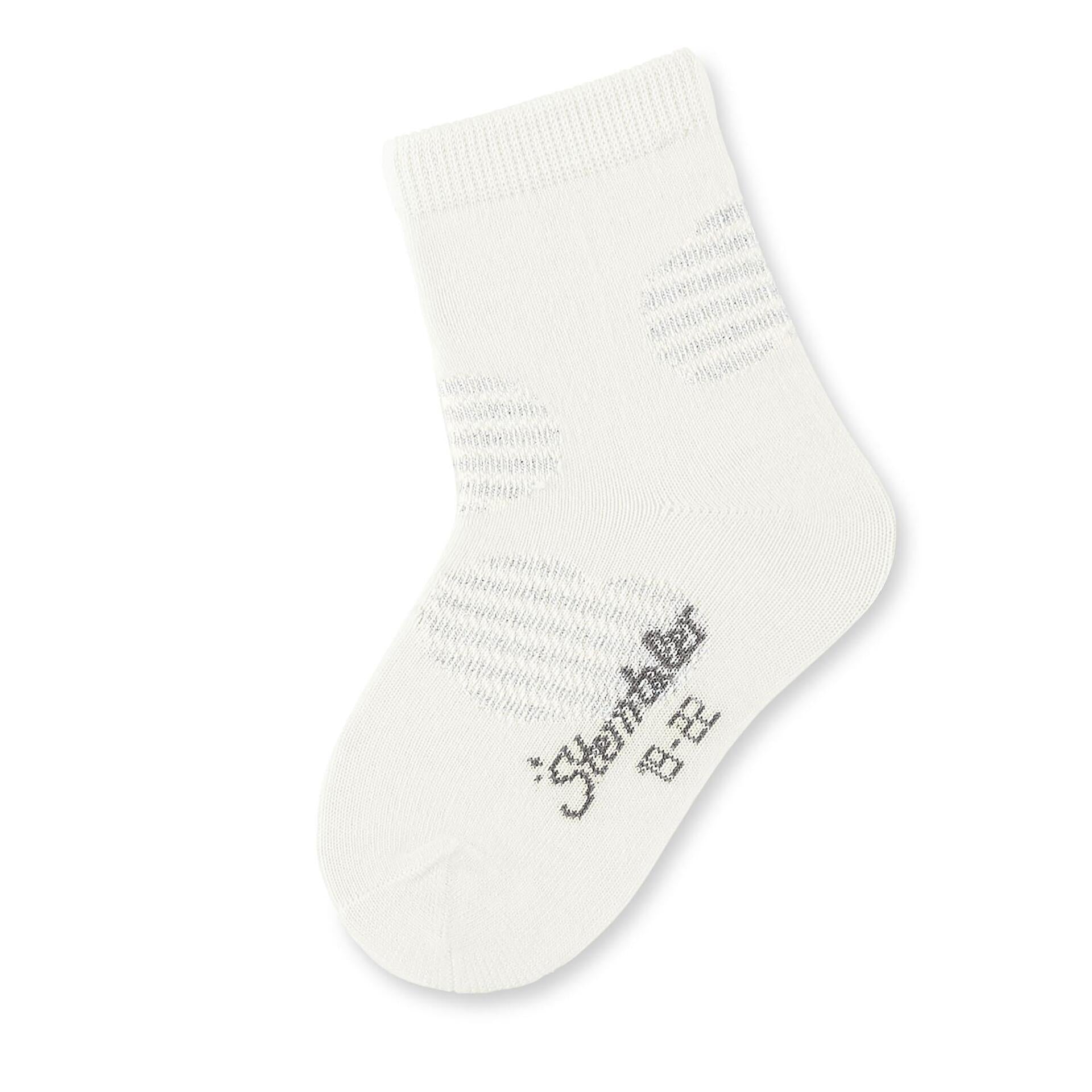 Детски Чорапи На Сърца В Екрю, 27 30 5 6 Г. Sterntaler