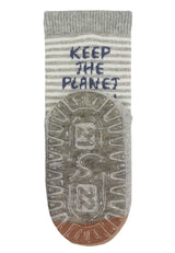 Детски Чорапи Нехлъзгащо Стъпало, Sun®, Костенурка, Сиви, 27 28 4 5 Г. Sterntaler