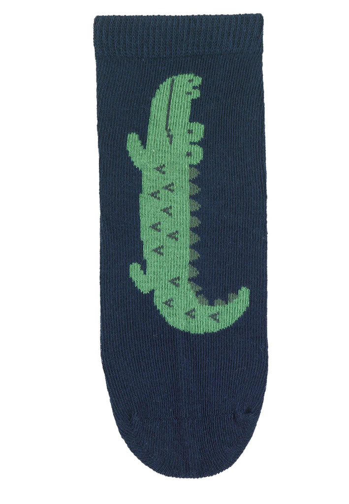 Детски Чорапи Нехлъзгащо Стъпало, Sun®, Крокодил, Тъмно Сини, 27 28 4 5 Г. Sterntaler