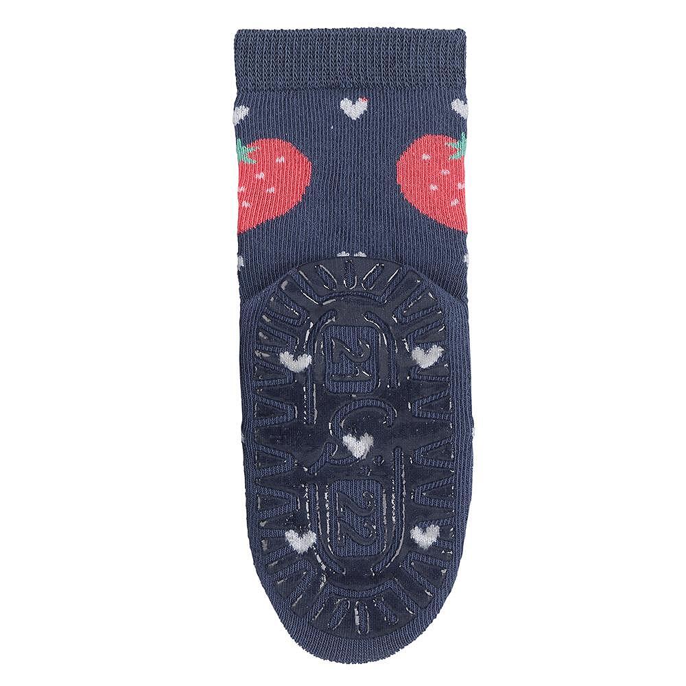 Детски Чорапи Нехлъзгащо Стъпало, Sun®, Сърце, Сини, 27 28 4 5 Г. Sterntaler