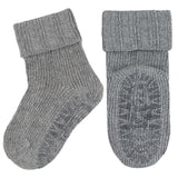 Детски Чорапи С Вълна С Анти Плъзгаща Подметка Сиви, 33 34 7 8 Г. Sterntaler