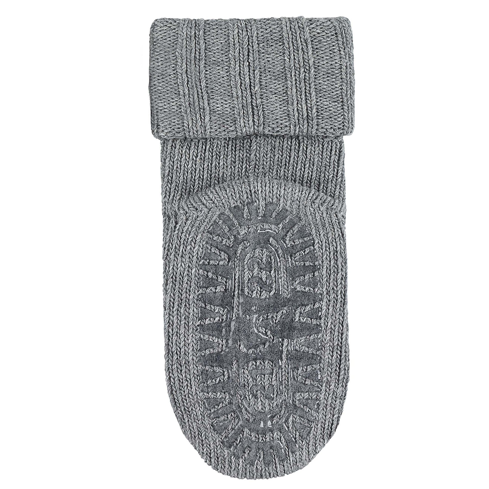 Детски Чорапи С Вълна С Анти Плъзгаща Подметка Сиви, 33 34 7 8 Г. Sterntaler