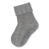 Детски Чорапи С Вълна С Анти Плъзгаща Подметка Сиви, 33 34 7 8 Г. Sterntaler