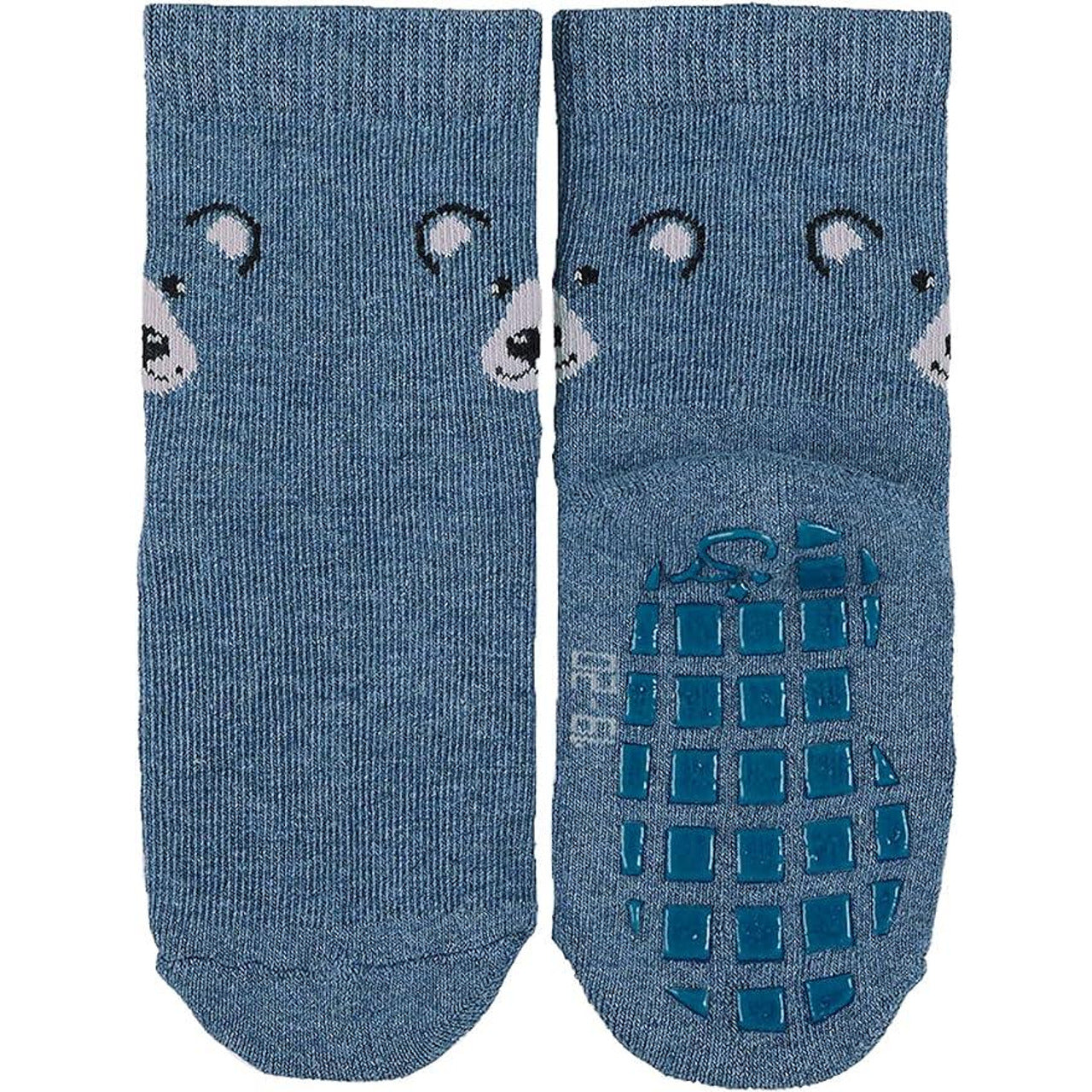 Детски Чорапи Със Силиконови Стопери, Полялно Мече, 2 Чифта, 27 28 4 5 Г. Sterntaler