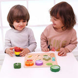 Детски Дървен 3D Пъзел - Рязане На Зеленчуци --- BebeMama