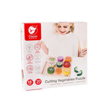 Детски Дървен 3D Пъзел - Рязане На Зеленчуци --- BebeMama