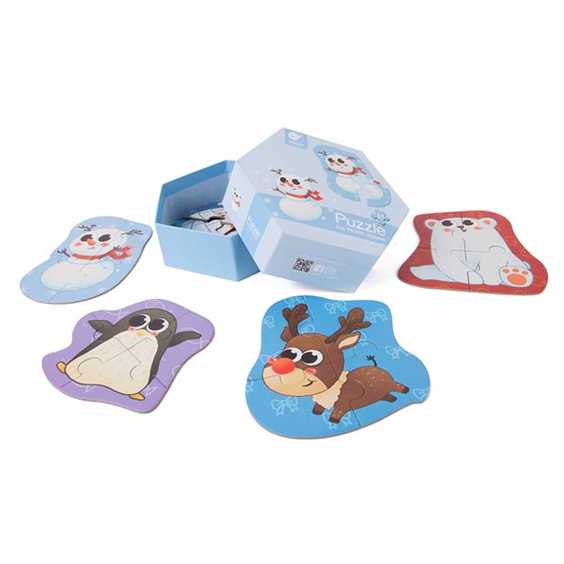 Детски Дървен Пъзел - Снежна Приказка --- BebeMama