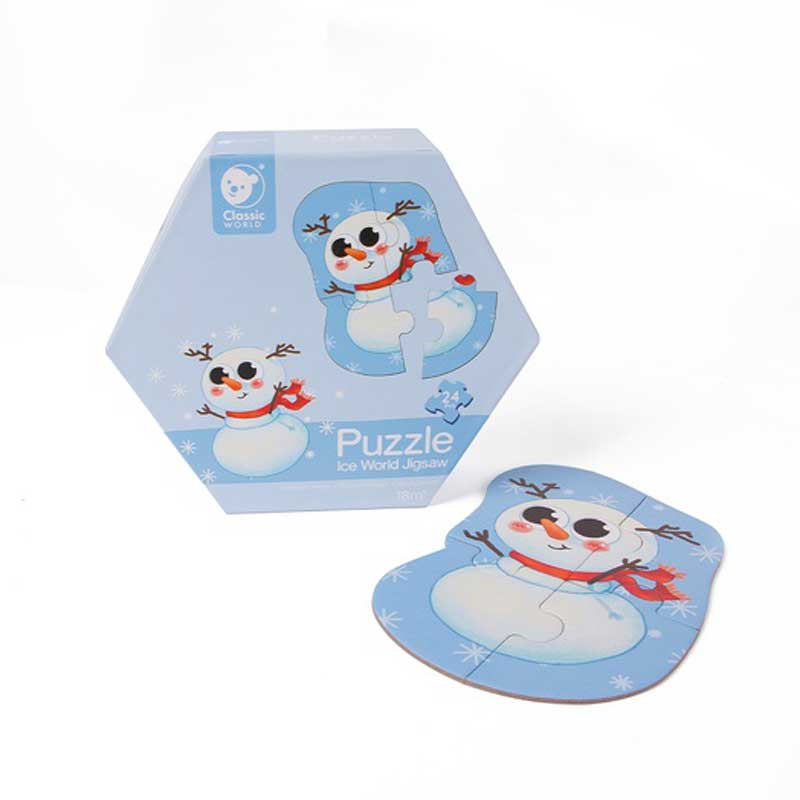 Детски Дървен Пъзел - Снежна Приказка --- BebeMama