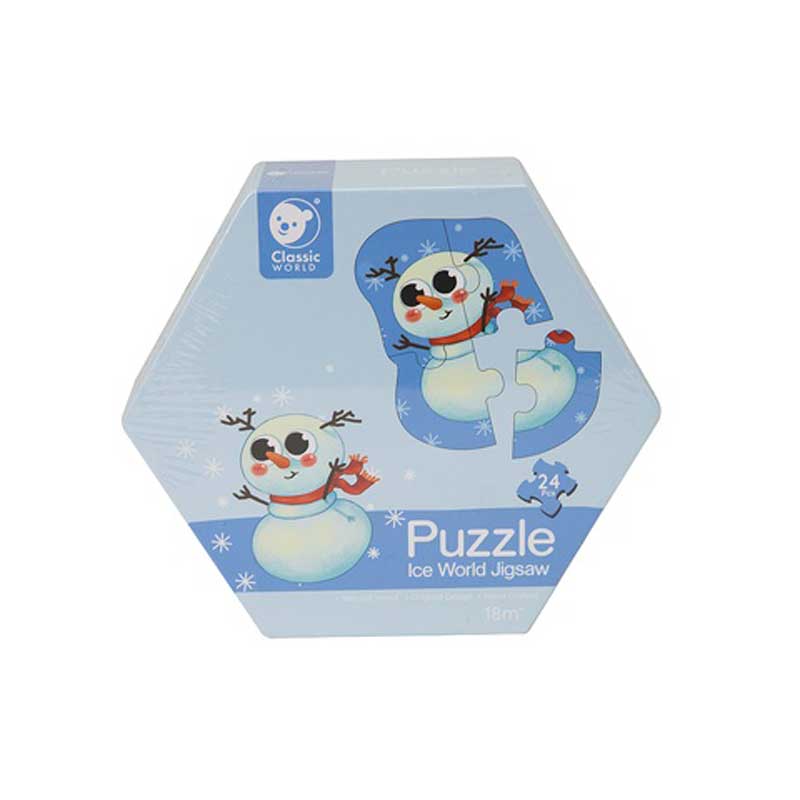 Детски Дървен Пъзел - Снежна Приказка --- BebeMama