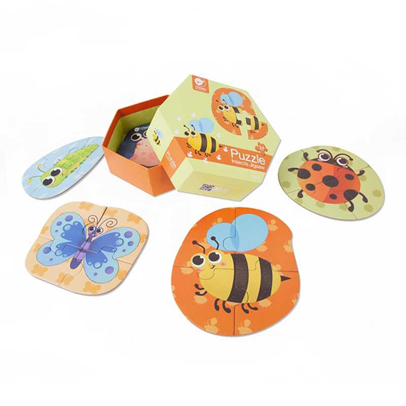 Детски Дървен Пъзел - Светът На Насекомите --- BebeMama
