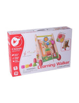 Детски дървен Уокър - проходилка с игри за бебета --- BebeMama