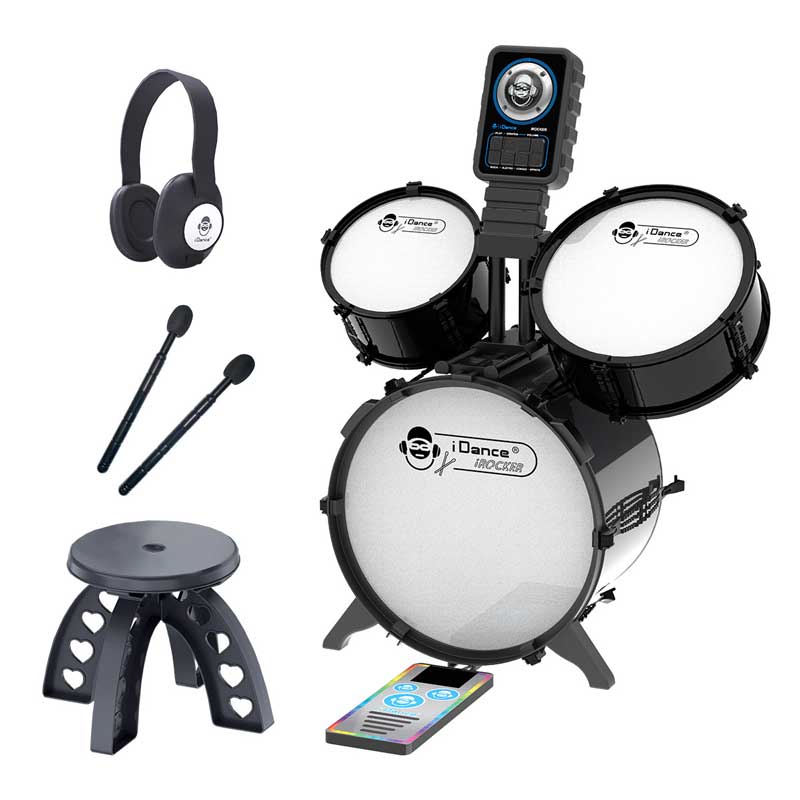 Комплект Детски Електронни Барабани С Безшумен Режим Idance
