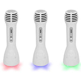 Детски Bluetooth Микрофон Със Светлини И Тонколона, Бял Idance