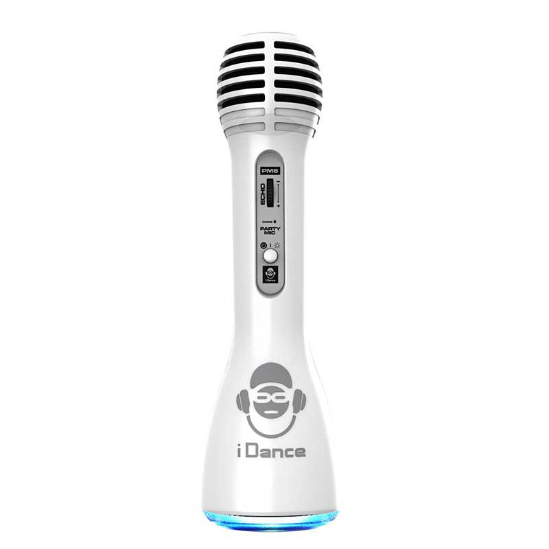 Детски Bluetooth Микрофон Със Светлини И Тонколона, Бял