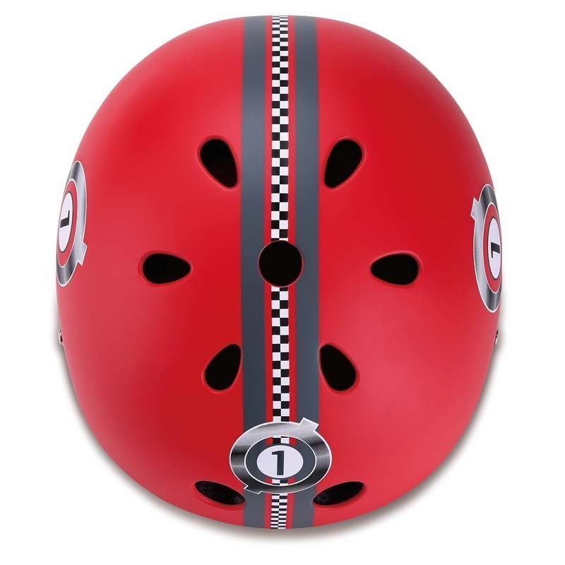 Детски каски за колело и тротинетка, 48-51 см - Червена --- BebeMama