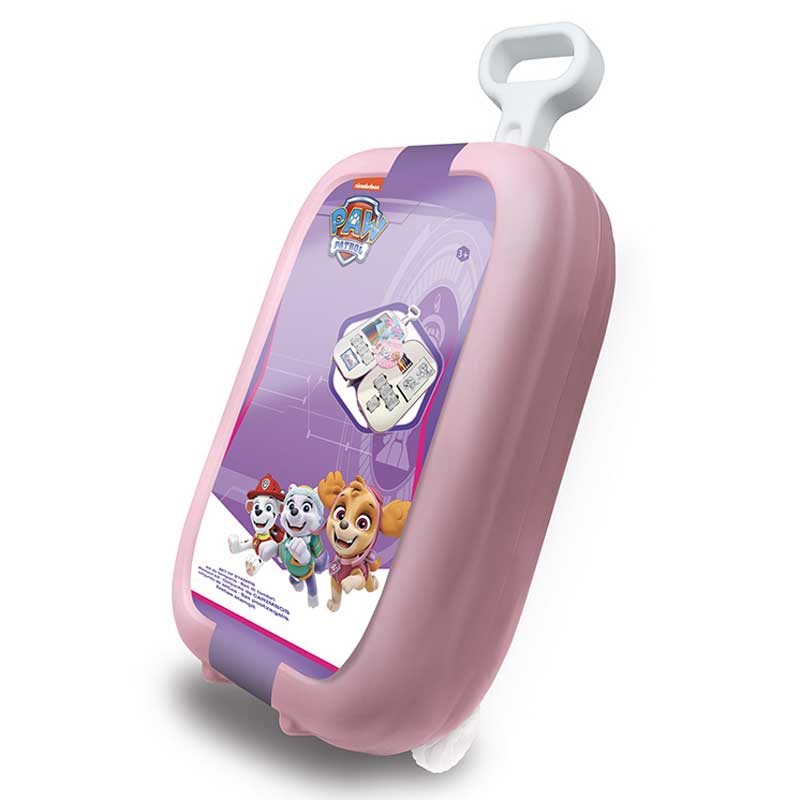 Set de desen pentru copii „Patrula Cățelușilor” într-o geantă cu roți - Pentru fete