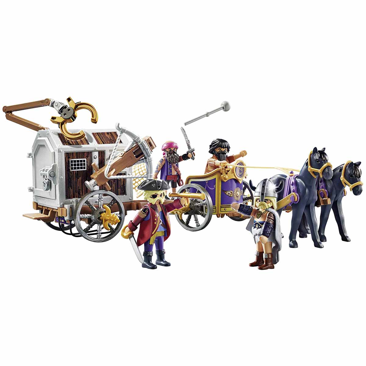 Детски конструктор Playmobil, Чарли със затворническия вагон --- BebeMama