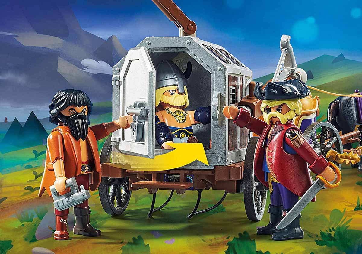Детски конструктор Playmobil, Чарли със затворническия вагон --- BebeMama