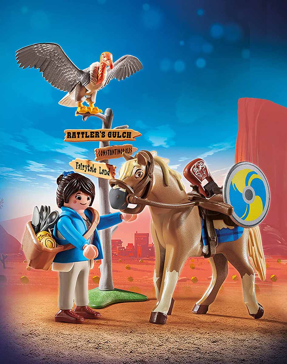 Детски конструктор Playmobil, Марла с кон --- BebeMama