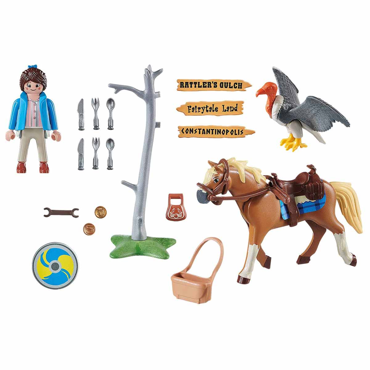 Детски конструктор Playmobil, Марла с кон --- BebeMama