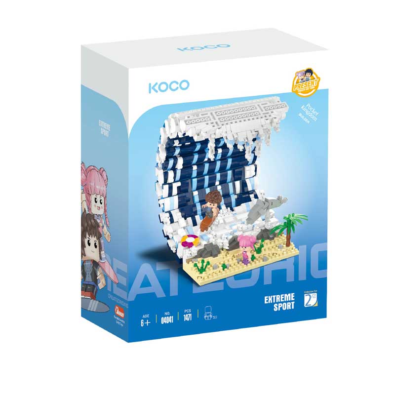 Детски Конструктор Сърфинг 1471 Части Koco Bricks