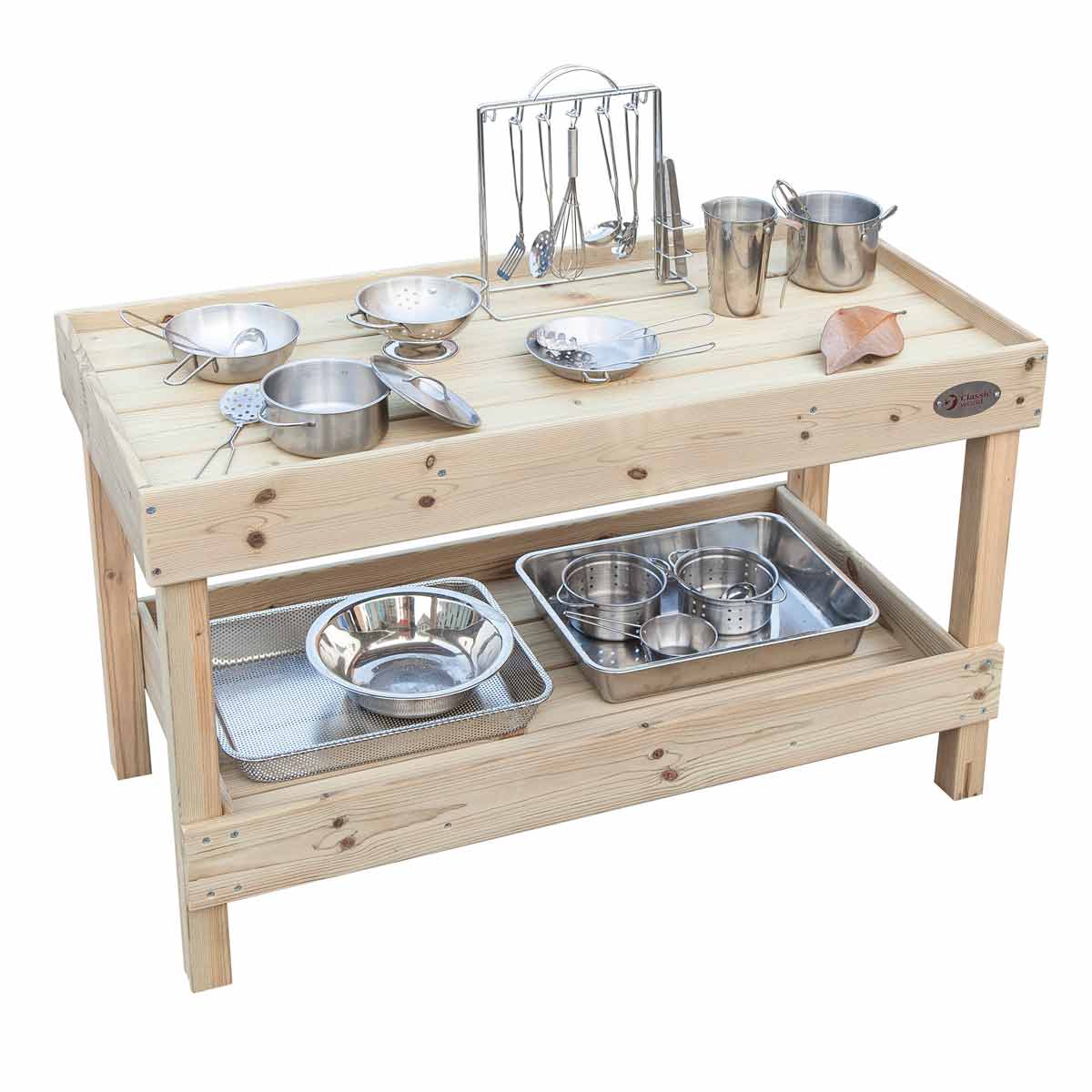 Детски кухненска маса с аксесоари за игра на открито - Кухни И Готварски Пособия - Classic World Educational - BebeMama