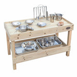 Детски кухненска маса с аксесоари за игра на открито - Кухни И Готварски Пособия - Classic World Educational - BebeMama