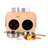 Детски Кухненски Комплект 2 В 1 Печка С Аксесоари, 23 Части Classic World