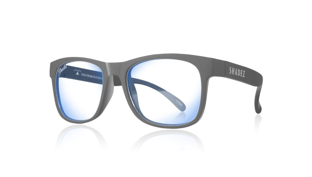 Детски очила за работа с компютър Shadez Blue Light от 3-7 години сиви - Слънчеви Очила - Shadez - BebeMama