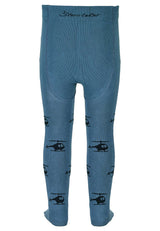 Детски Памучен Чорапогащник С Хеликоптери, 122 128 5 6 Г. Sterntaler