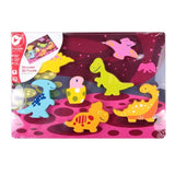 Детски пъзел от дърво с динозаври --- BebeMama