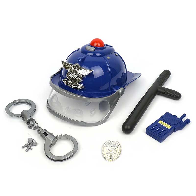 Set de poliție pentru copii, băieți, 6 piese