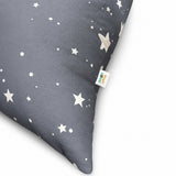 Детски Пуф Лежанка Little Stars, 100% Памук, Сив Барбарон Със Звезди, 127x81x76 См Ginger Home