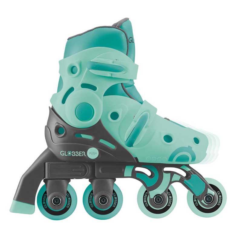 Rollerblades pentru copii Globber 2 În 1, mărime 26-29, verde mentă
